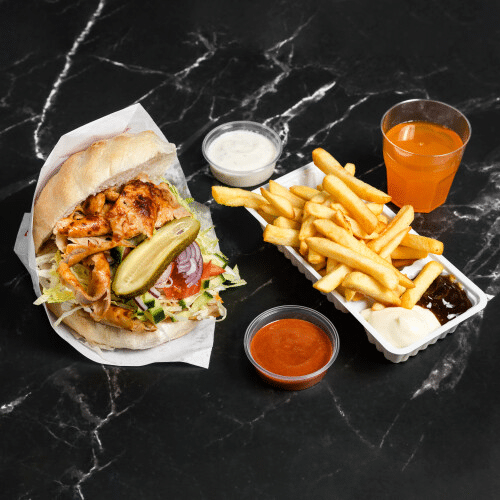 Broodje döner menu