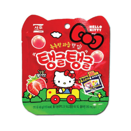 Hello kitty aardbei snoep