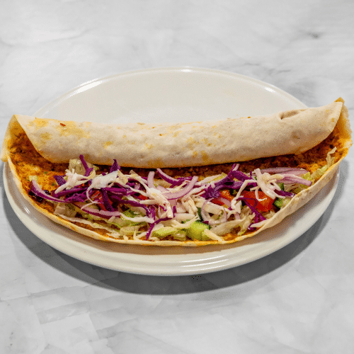 Turkse pizza XL kapsalon lams