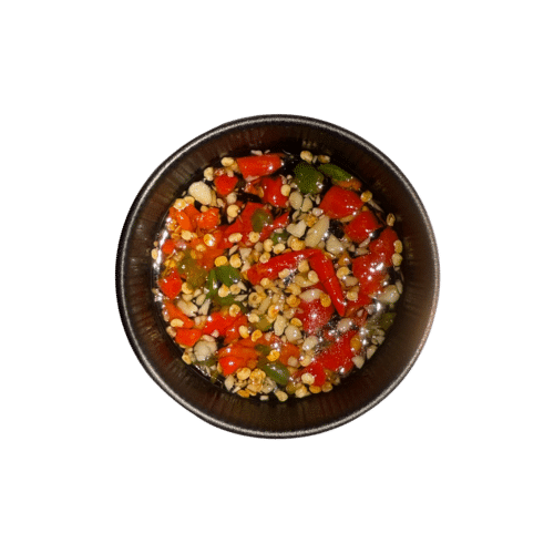 Vissaus met peper