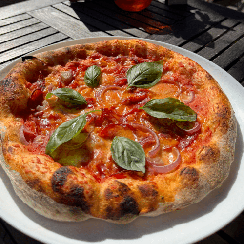 Pizza spianata piccante