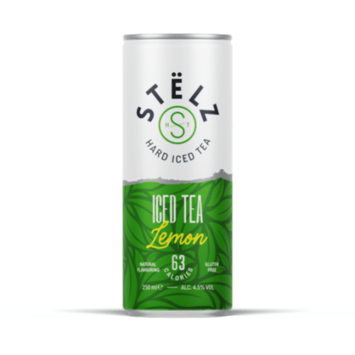 Stelz Hard Seltzer iced tea Lemon
