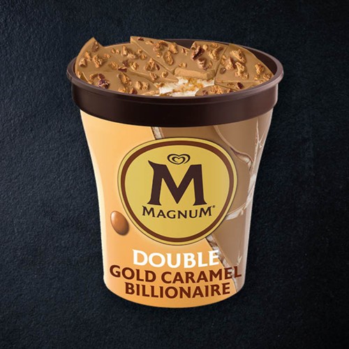Magnum pint double cold caramel billionaire 440ml