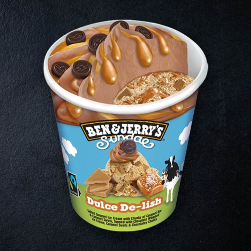 B&J Dulce De-lish Sundae 427ml