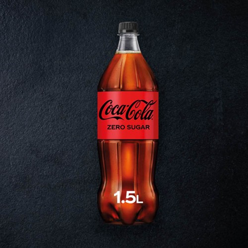 Petfles Coca Cola Zero 1,5L