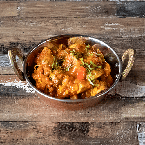 Vegan mushroom bhaji, bijgerecht