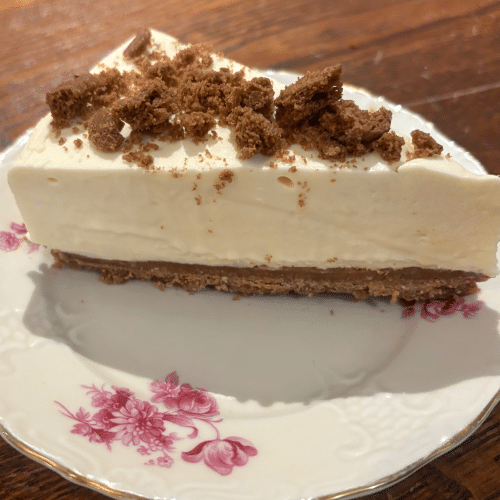 Witte chocolade cheesecake