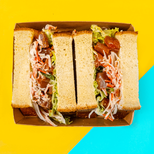 Fresh tuna sandwich