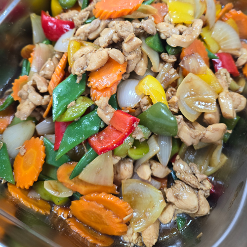 Pad prik thai dam klein