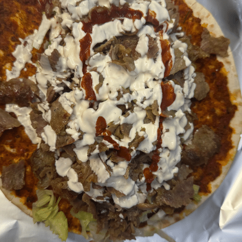 Turkse pizza kalfsdöner