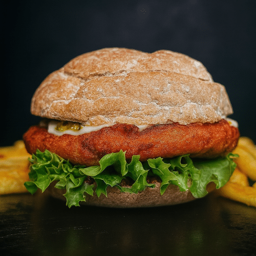 Shrimp burger