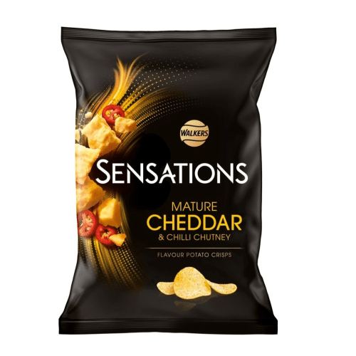 Lay's Sensations Mature Cheddar & Chili Chutney