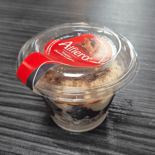 Tiramisu chocolate and caramel