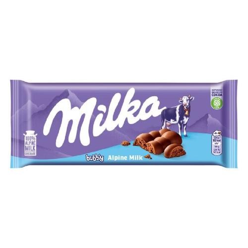 Milka Bubbly Chocolate Alpine Milk