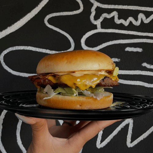 Bacon with cheese