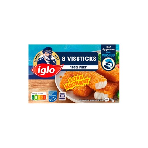 Iglo vissticks 8 stuks