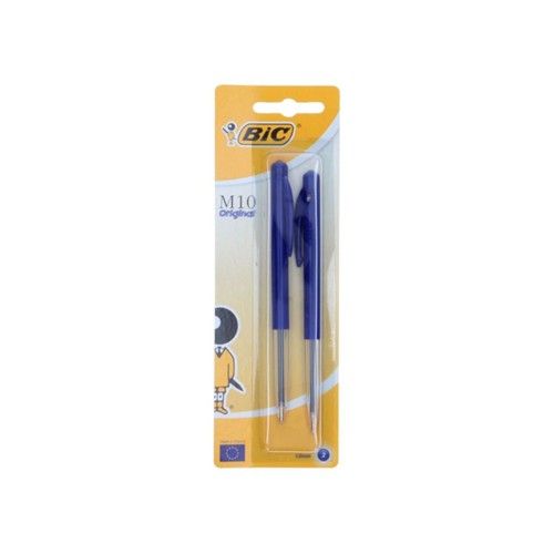 Bic pennen blauw 2 stuks