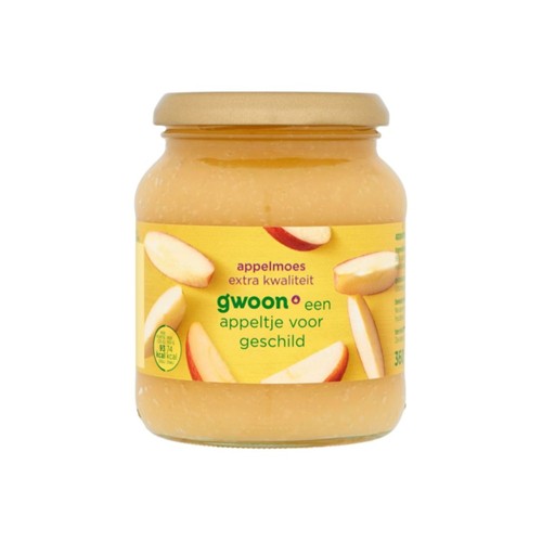 g'woon appelmoes extra 360 gram