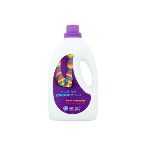 g'woon wasmiddel kleur fles 1100 ml