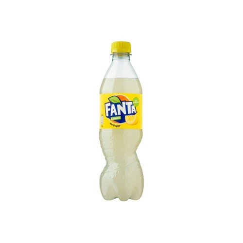 Fanta zero lemon fles 500 ml