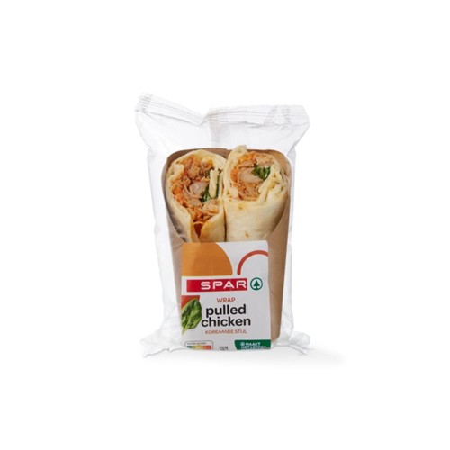 SPAR wrap pulled chicken