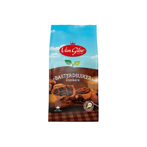 Van Gilse basterdsuiker donker 600 gram