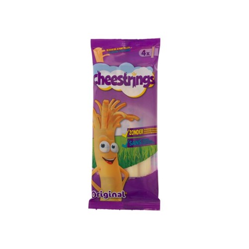 Cheesestrings naturel 4-pack 80 gram