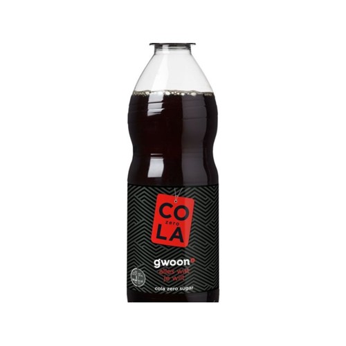 g'woon cola zero fles 500 ml