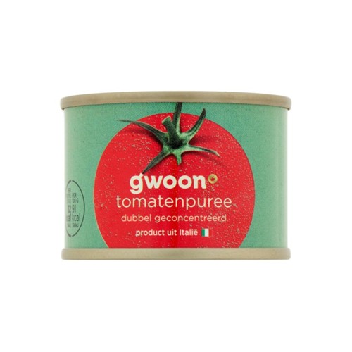 g'woon tomatenpuree dubbel geconcentreerd