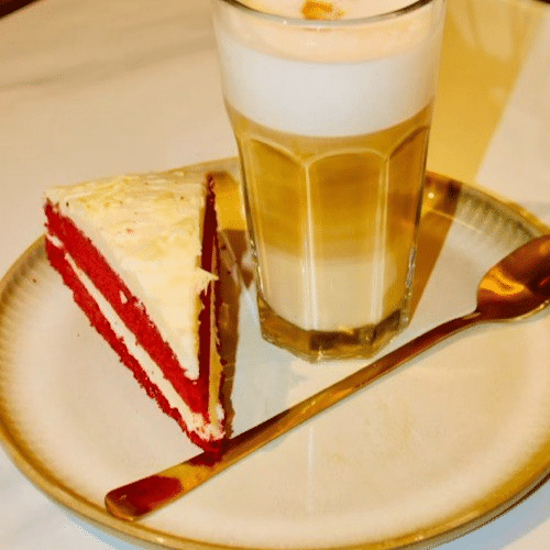 Red velvet taart