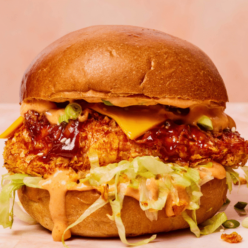 Korean spicy burger