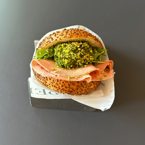 Simit mortadella