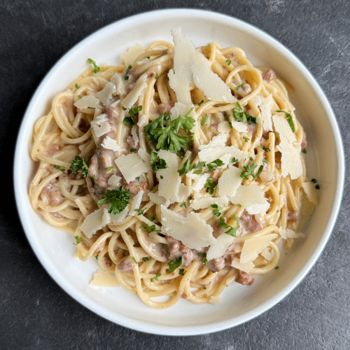 Pasta carbonara