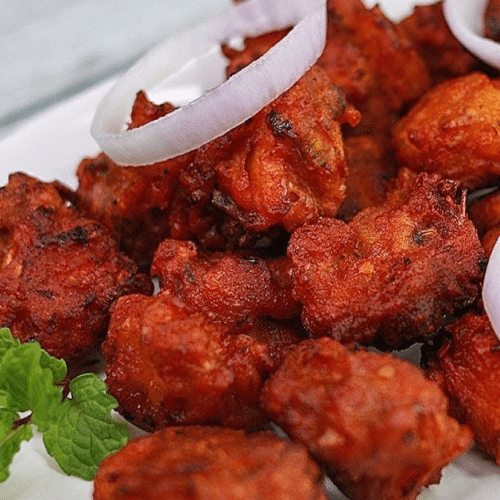 Sesame chicken pakora