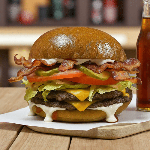 Smoky Bacon smash burger