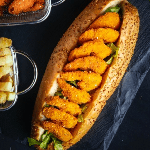Crispy chicken sandwich