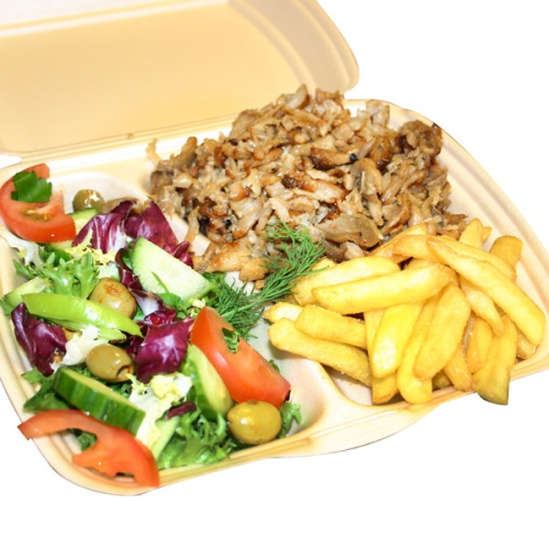 Kipdöner schotel