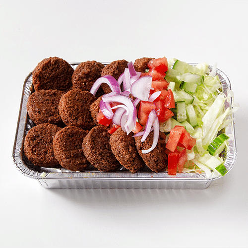 Vegetarisch kapsalon falafel