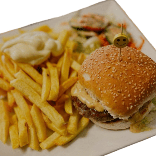 Chicken burger schotel