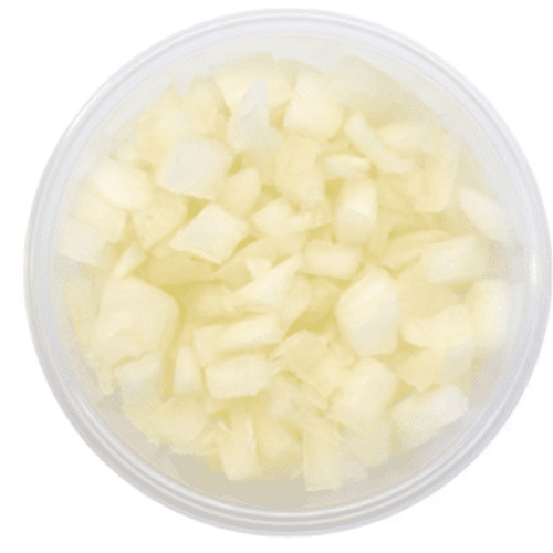 Klein bakje extra uien