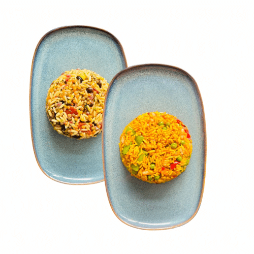 Orzo en paella vegan pakket - 9 kant-en-klare maaltijden