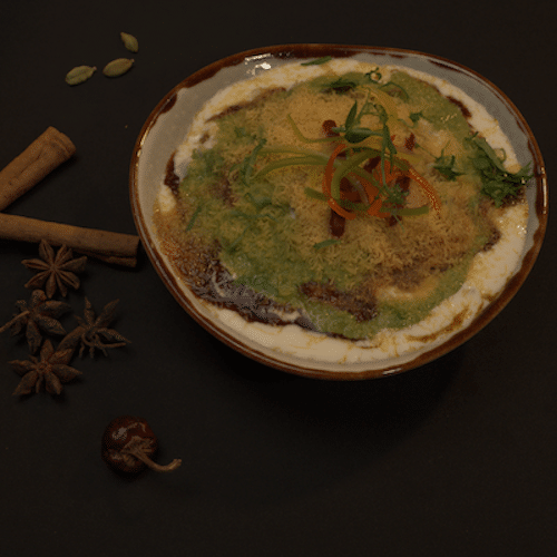 Aloo tikki chaat