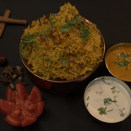 Awadhi chicken dum biryani