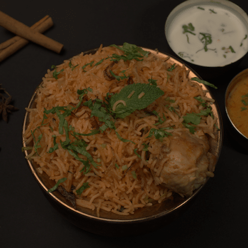 Chicken dum biryani