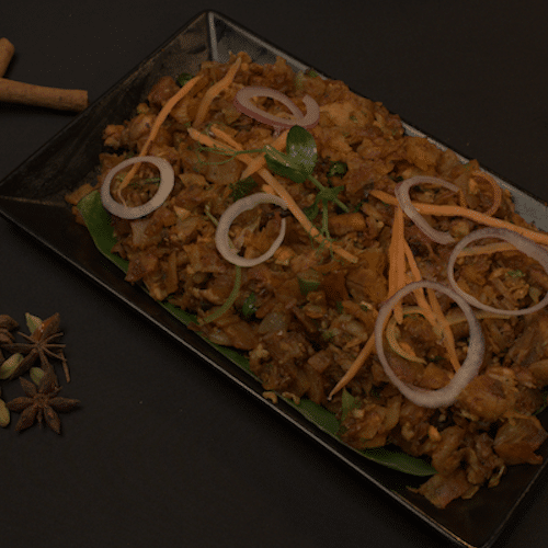 Chicken kottu parotta