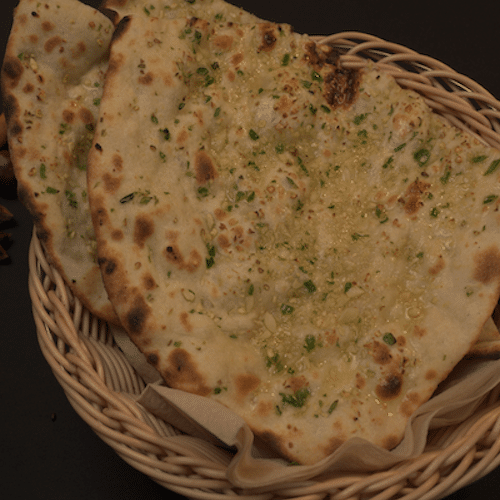 Chili garlic naan
