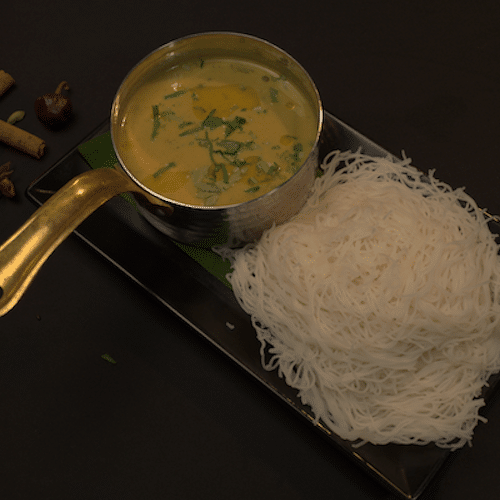 Idiyappam with veg kurma