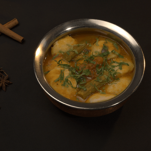 Mini idli sambar