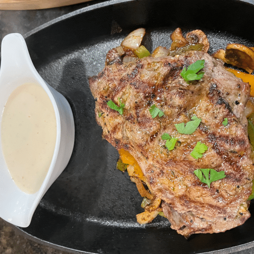 Steak schotel