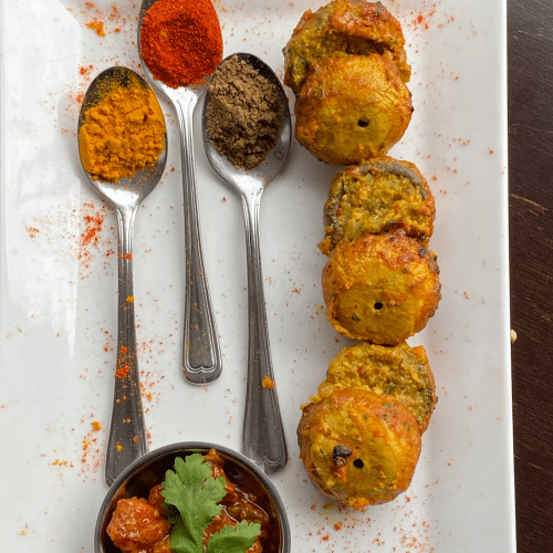 Achari tandoori mushroom